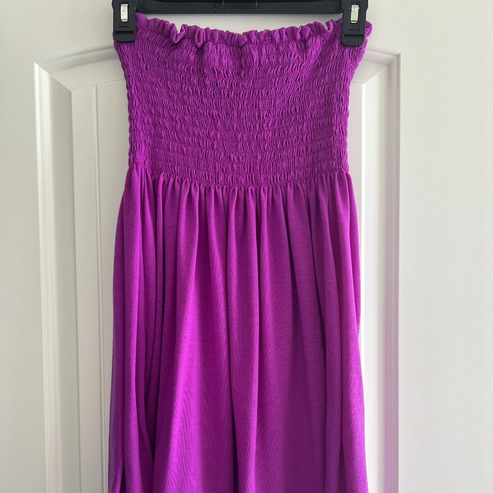 Purple Extended Waist Length Top